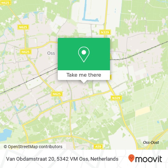 Van Obdamstraat 20, 5342 VM Oss map