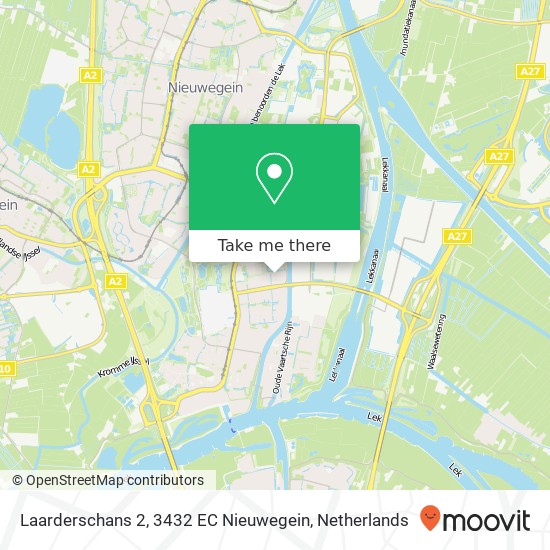 Laarderschans 2, 3432 EC Nieuwegein Karte