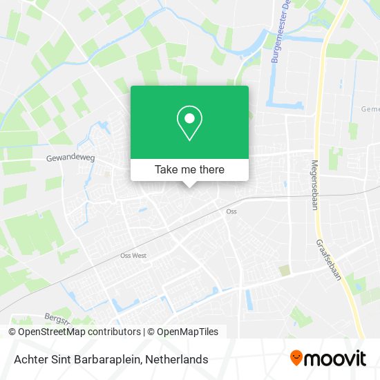 Achter Sint Barbaraplein Karte