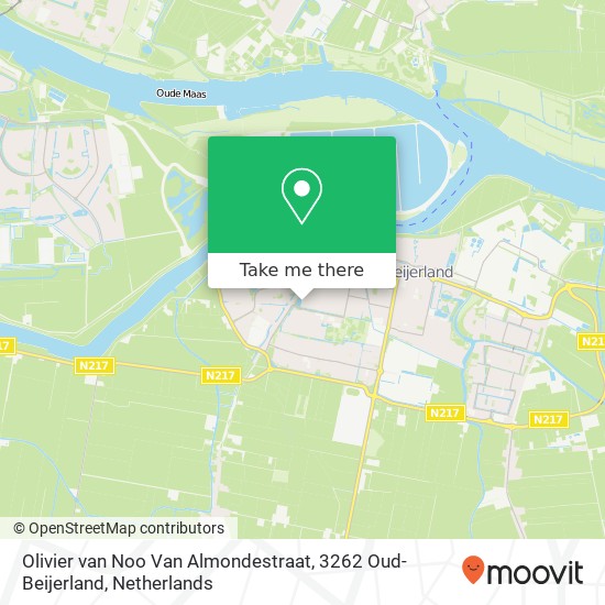 Olivier van Noo Van Almondestraat, 3262 Oud-Beijerland map