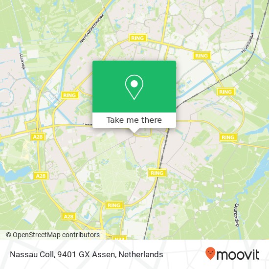 Nassau Coll, 9401 GX Assen map