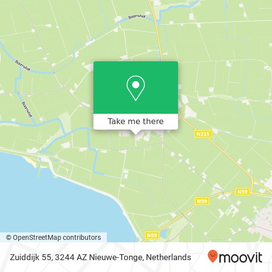 Zuiddijk 55, 3244 AZ Nieuwe-Tonge map