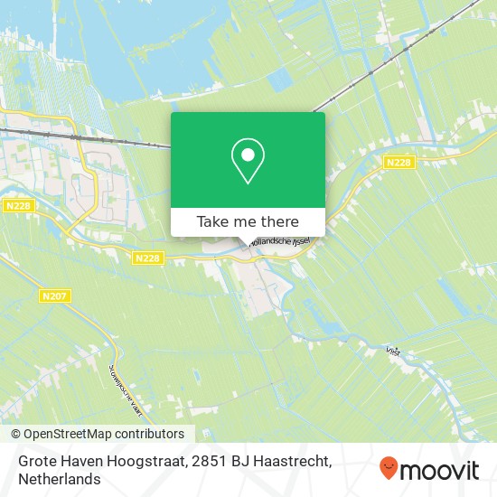 Grote Haven Hoogstraat, 2851 BJ Haastrecht Karte