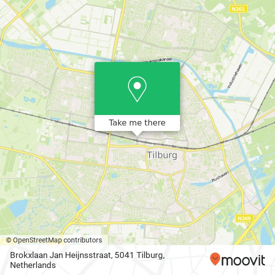 Brokxlaan Jan Heijnsstraat, 5041 Tilburg map