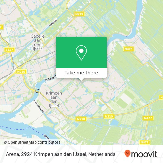 Arena, 2924 Krimpen aan den IJssel map