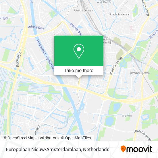 Europalaan Nieuw-Amsterdamlaan Karte