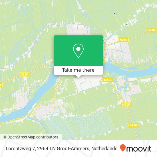 Lorentzweg 7, 2964 LN Groot-Ammers map