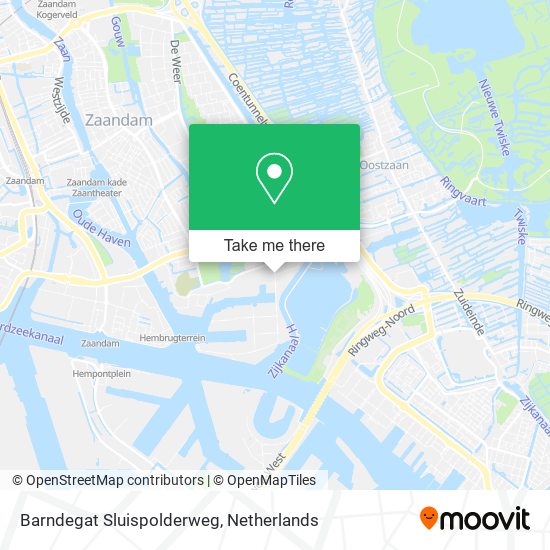 Barndegat Sluispolderweg map
