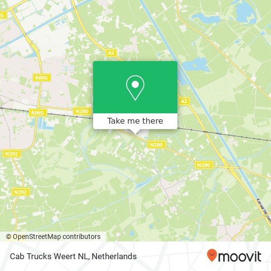 Cab Trucks Weert NL map