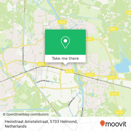 Heinstraat Amstelstraat, 5703 Helmond Karte