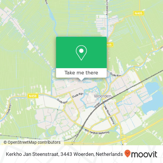 Kerkho Jan Steenstraat, 3443 Woerden map