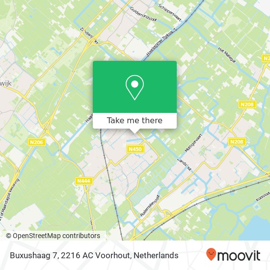 Buxushaag 7, 2216 AC Voorhout map