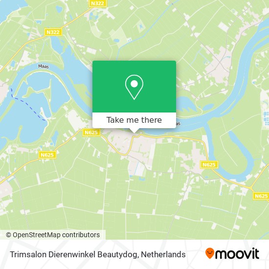 Trimsalon Dierenwinkel Beautydog map