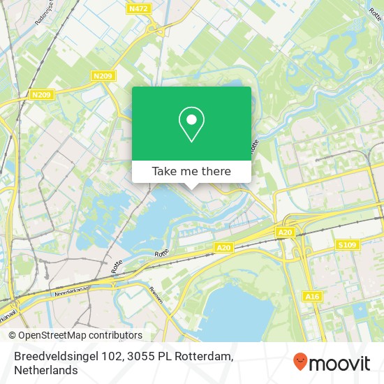 Breedveldsingel 102, 3055 PL Rotterdam map