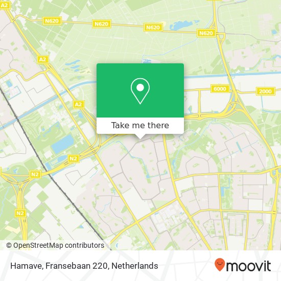 Hamave, Fransebaan 220 map