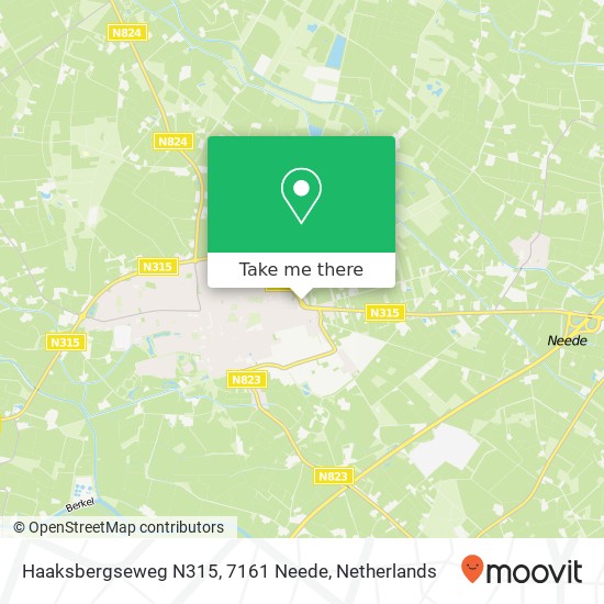 Haaksbergseweg N315, 7161 Neede map