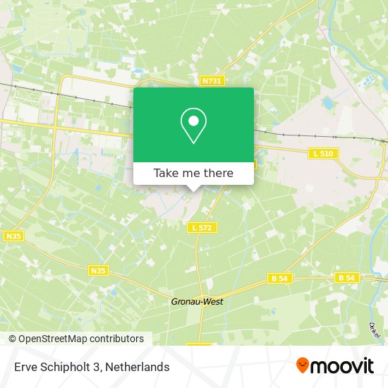 Erve Schipholt 3 map