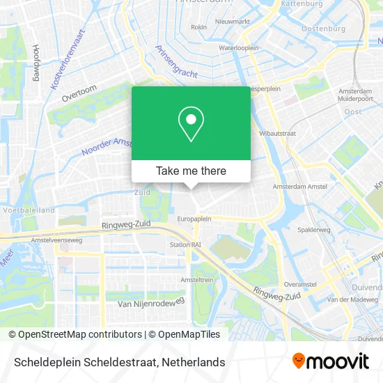 Scheldeplein Scheldestraat map