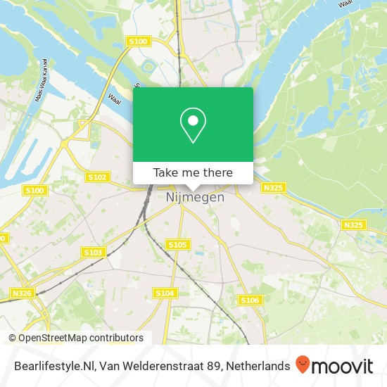 Bearlifestyle.Nl, Van Welderenstraat 89 map