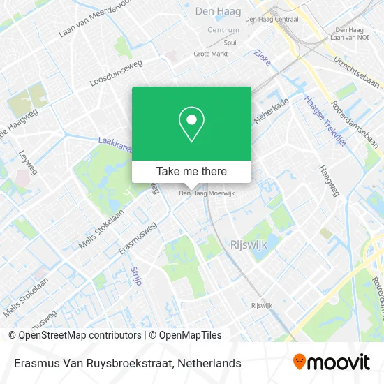 Erasmus Van Ruysbroekstraat map