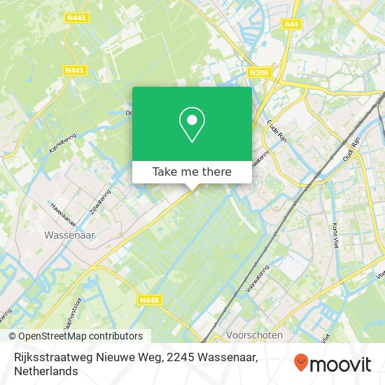 Rijksstraatweg Nieuwe Weg, 2245 Wassenaar map