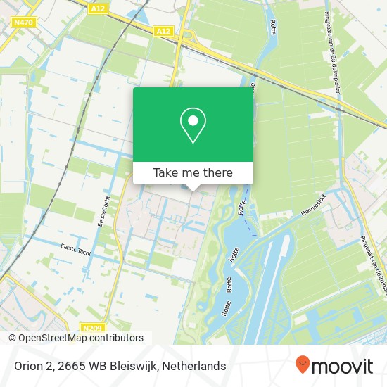 Orion 2, 2665 WB Bleiswijk map