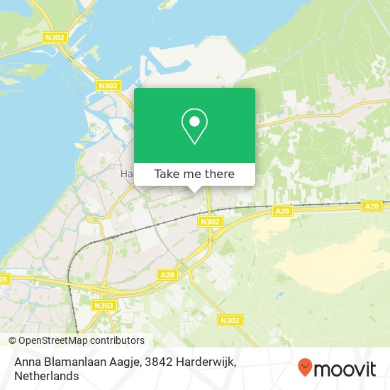 Anna Blamanlaan Aagje, 3842 Harderwijk map