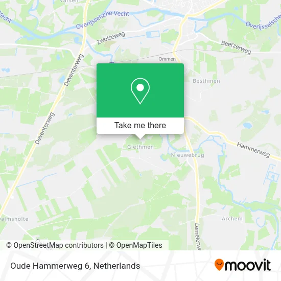 Oude Hammerweg 6 map