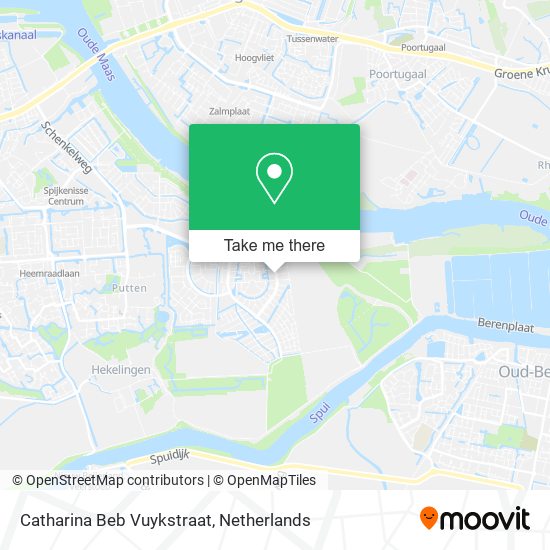 Catharina Beb Vuykstraat map