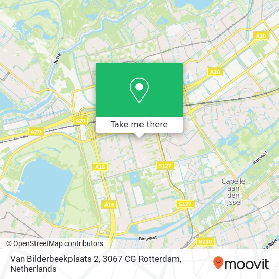 Van Bilderbeekplaats 2, 3067 CG Rotterdam map