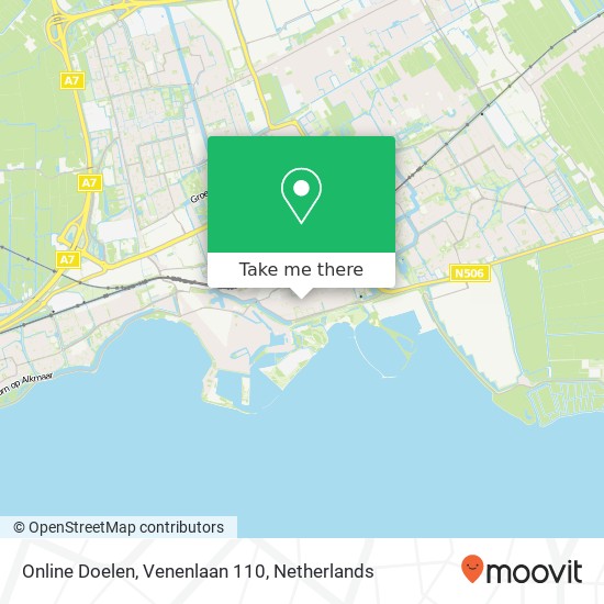 Online Doelen, Venenlaan 110 map