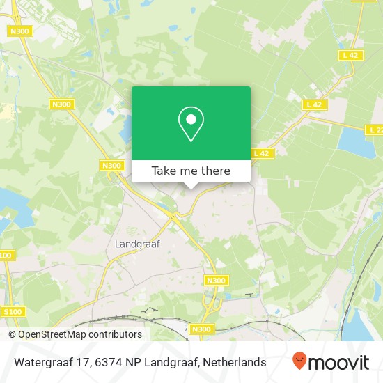 Watergraaf 17, 6374 NP Landgraaf map