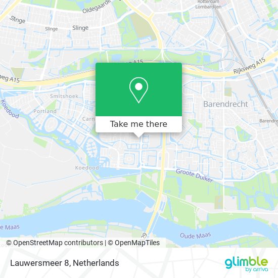 Lauwersmeer 8 map