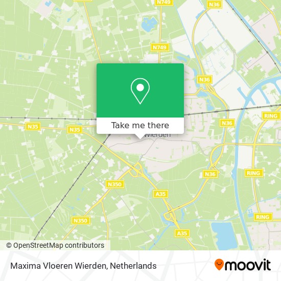Maxima Vloeren Wierden map
