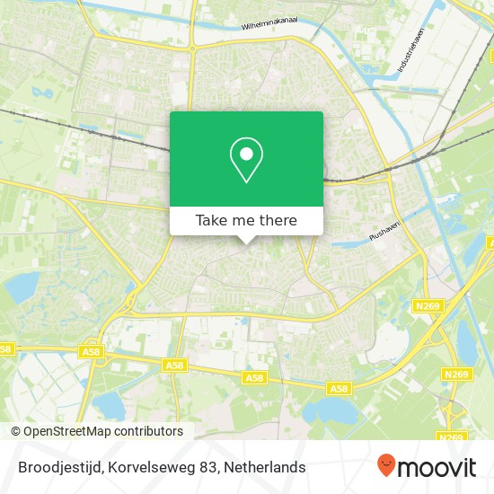 Broodjestijd, Korvelseweg 83 map