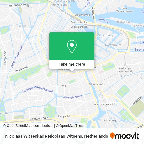 Nicolaas Witsenkade Nicolaas Witsens map