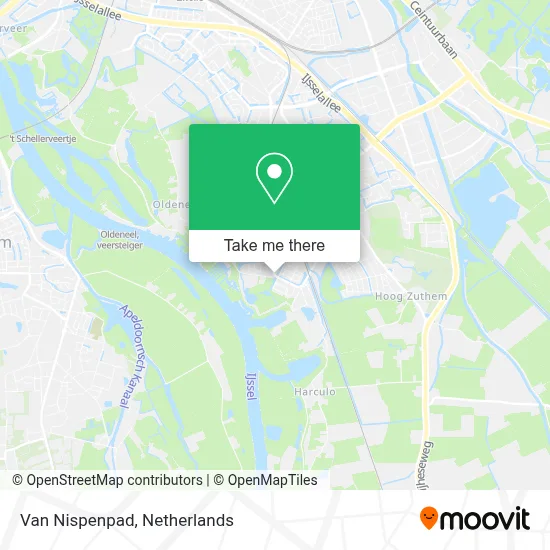 Van Nispenpad map