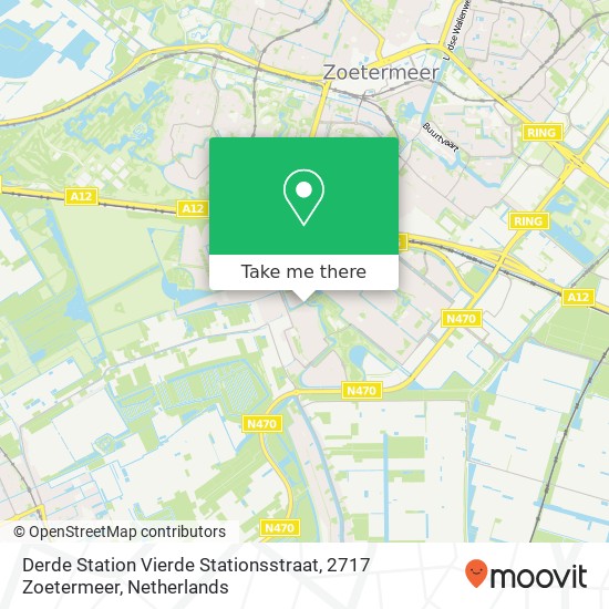 Derde Station Vierde Stationsstraat, 2717 Zoetermeer map