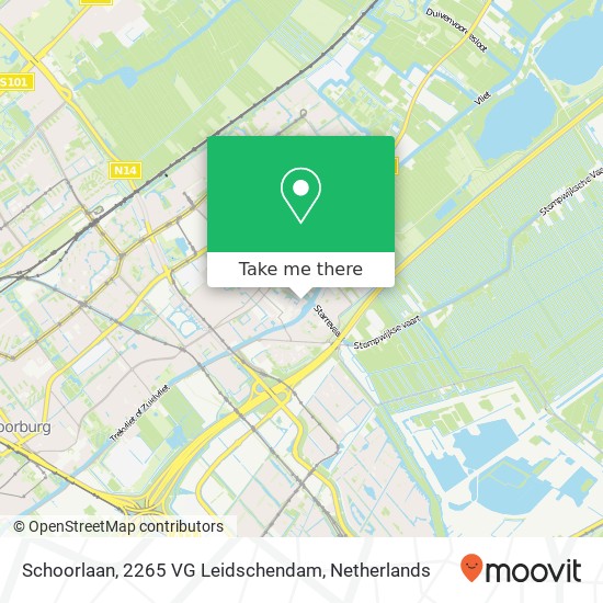 Schoorlaan, 2265 VG Leidschendam map