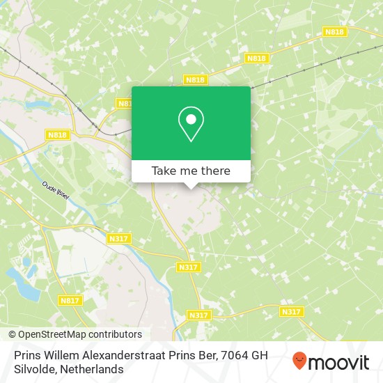 Prins Willem Alexanderstraat Prins Ber, 7064 GH Silvolde map