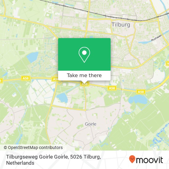 Tilburgseweg Goirle Goirle, 5026 Tilburg Karte