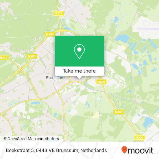 Beekstraat 5, 6443 VB Brunssum map