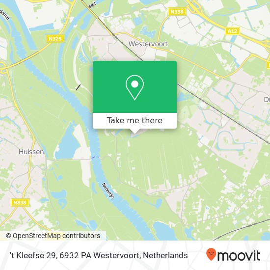 't Kleefse 29, 6932 PA Westervoort map