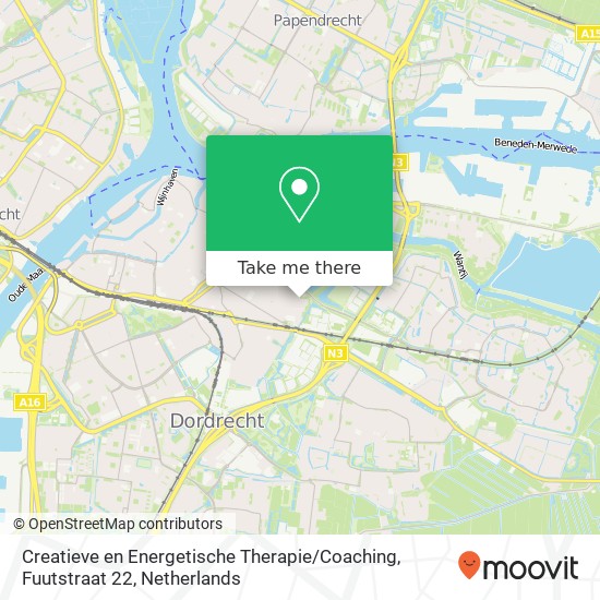 Creatieve en Energetische Therapie / Coaching, Fuutstraat 22 Karte