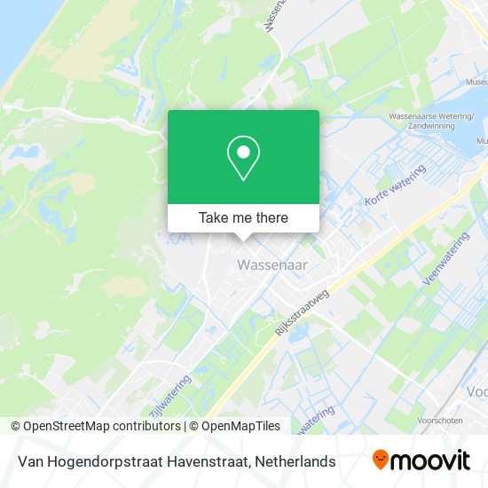 Van Hogendorpstraat Havenstraat Karte
