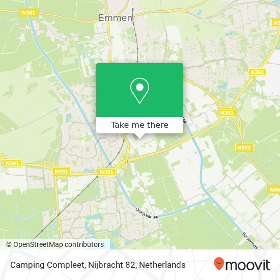 Camping Compleet, Nijbracht 82 map