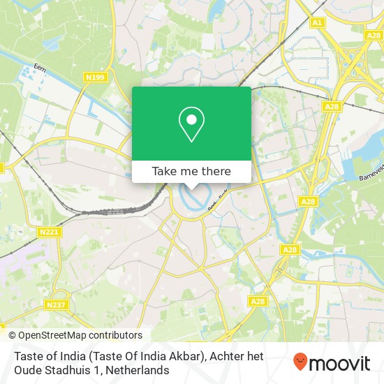 Taste of India (Taste Of India Akbar), Achter het Oude Stadhuis 1 map