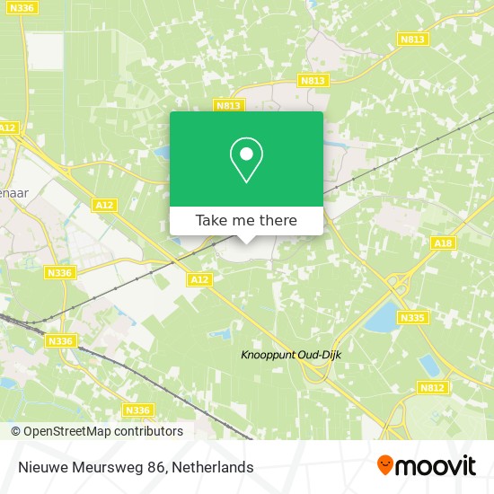 Nieuwe Meursweg 86 map