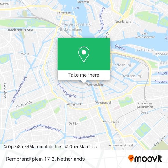 Rembrandtplein 17-2 map