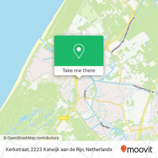 Kerkstraat, 2223 Katwijk aan de Rijn map